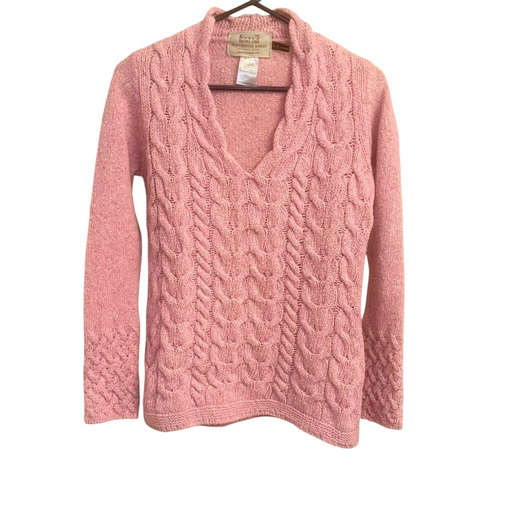 Aran sweater market Irish wool and cashmere sweater